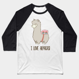 I Love Alpacas! Baseball T-Shirt